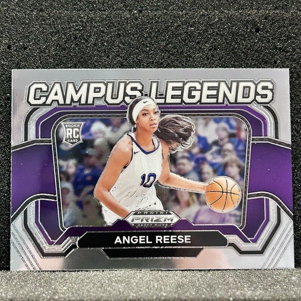 Angel Reese LSU Campus Legends 2024 Prizm Draft Picks #4 Rookie Card